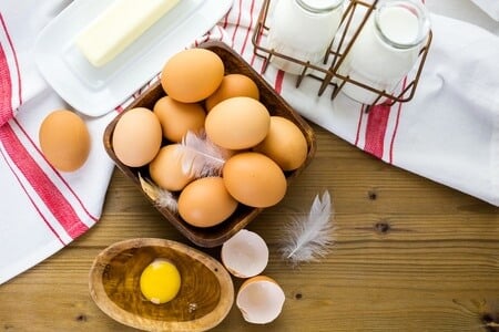 Eier und Milch richtig lagern