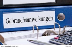 Gebrauchsanweisungen