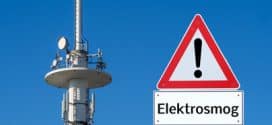 endemast Warnschild Elektrosmog