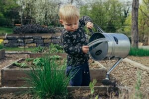 Gartenarbeit mit Kindern